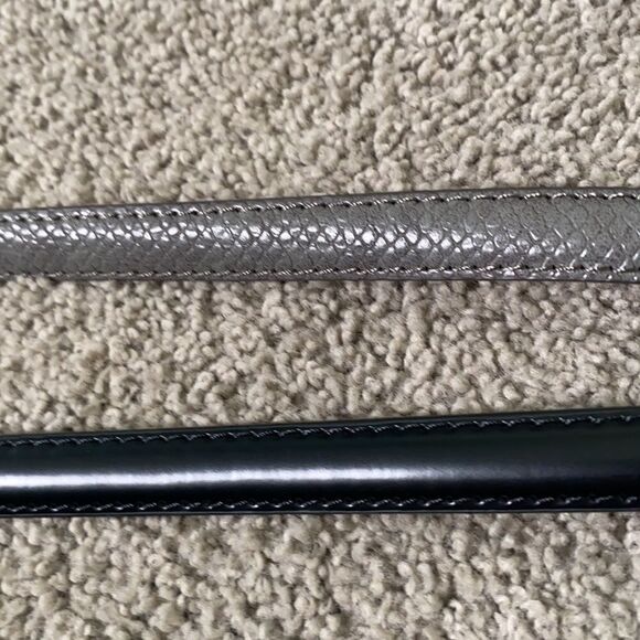 Women’s Belt 2pack Black & Gray with Silver Buckles S NWT - Picture 6 of 6